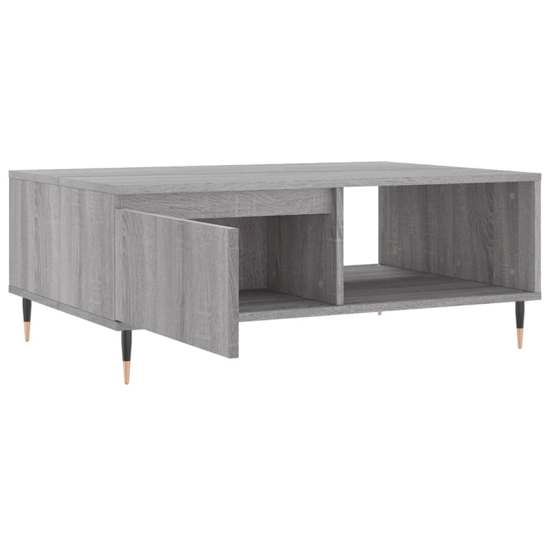 Couchtisch Grau Sonoma 90x60x35 cm Holzwerkstoff