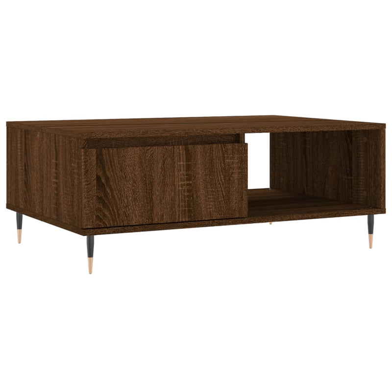 Couchtisch Braun Eichen-Optik 90x60x35 cm Holzwerkstoff