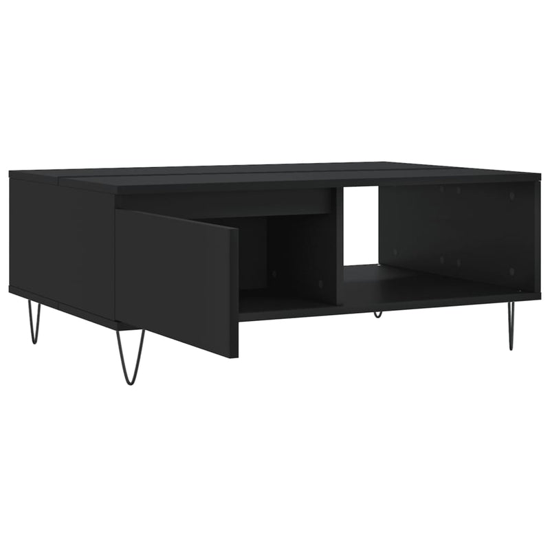 Couchtisch Schwarz 90x60x35 cm Holzwerkstoff