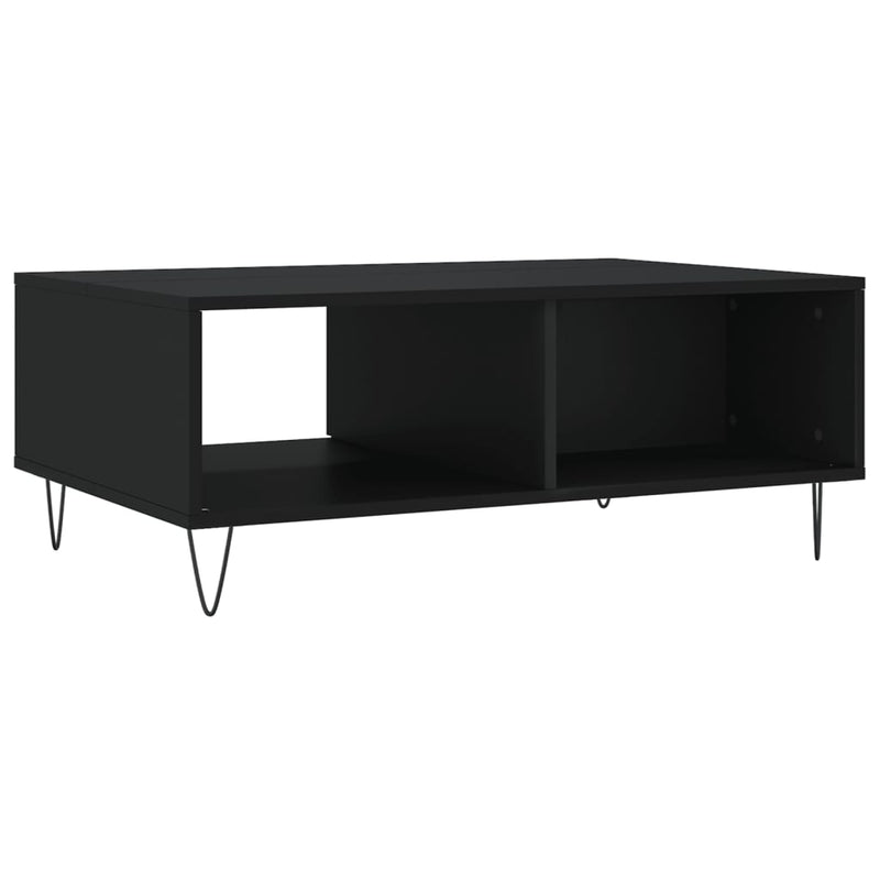 Couchtisch Schwarz 90x60x35 cm Holzwerkstoff