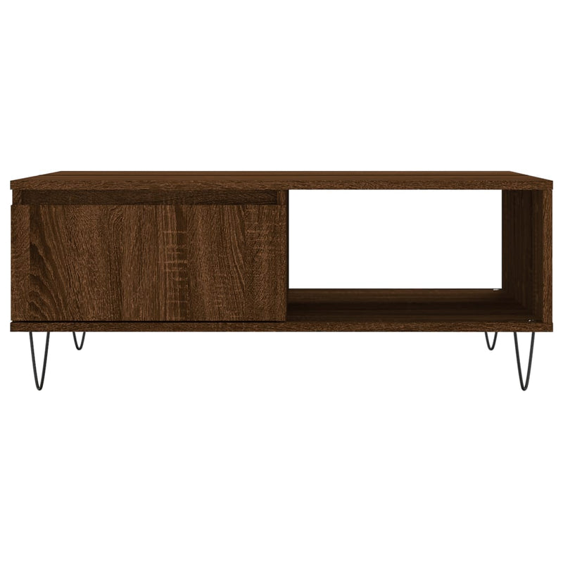 Couchtisch Braun Eichen-Optik 90x60x35 cm Holzwerkstoff