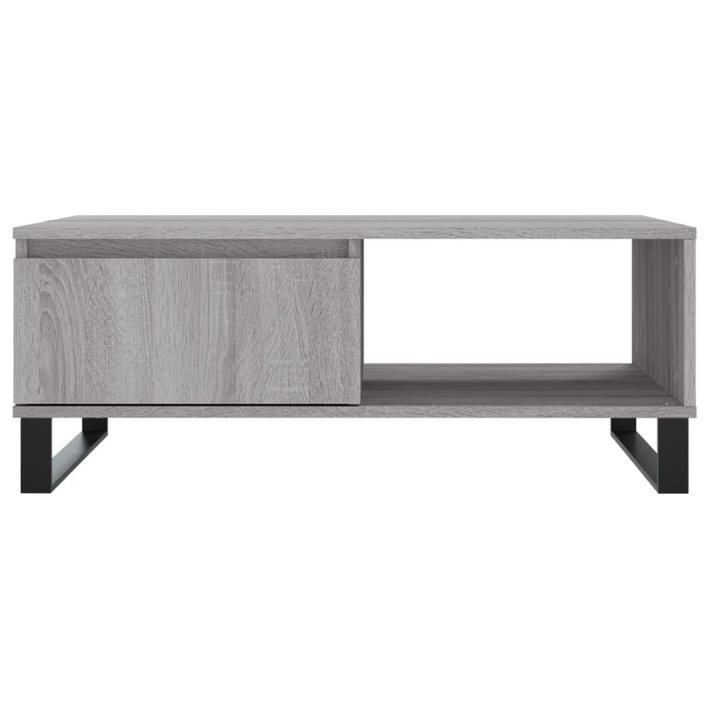 Couchtisch Grau Sonoma 90x60x35 cm Holzwerkstoff