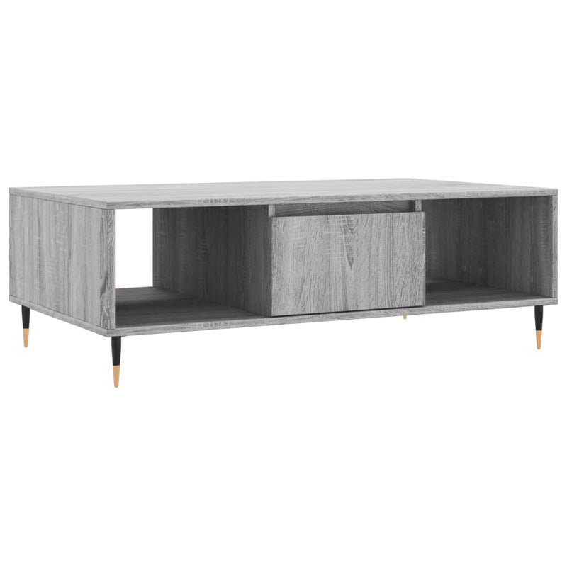 Couchtisch Grau Sonoma 104x60x35 cm Holzwerkstoff