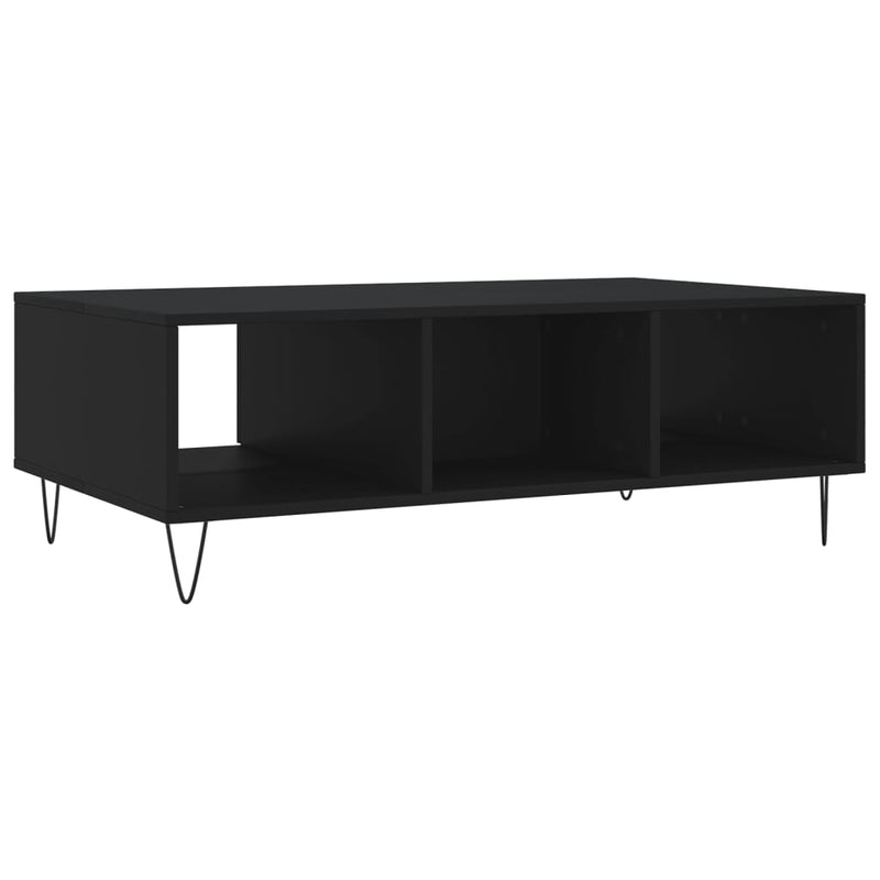 Couchtisch Schwarz 104x60x35 cm Holzwerkstoff