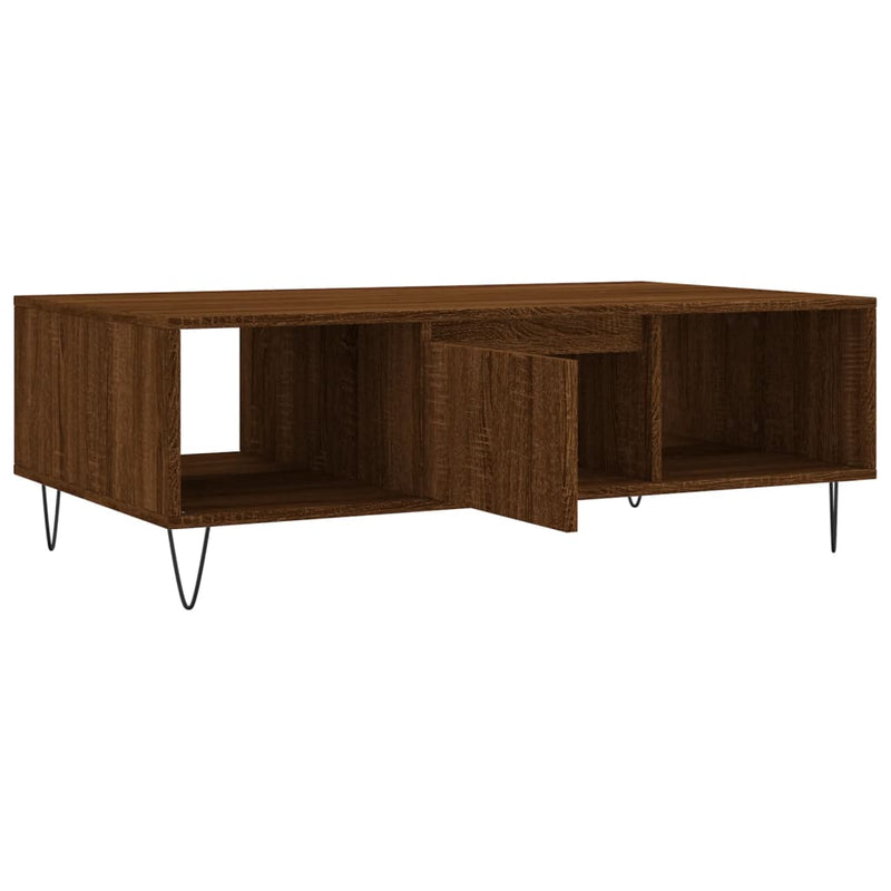 Couchtisch Braun Eichen-Optik 104x60x35 cm Holzwerkstoff