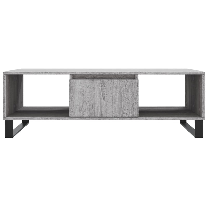 Couchtisch Grau Sonoma 104x60x35 cm Holzwerkstoff