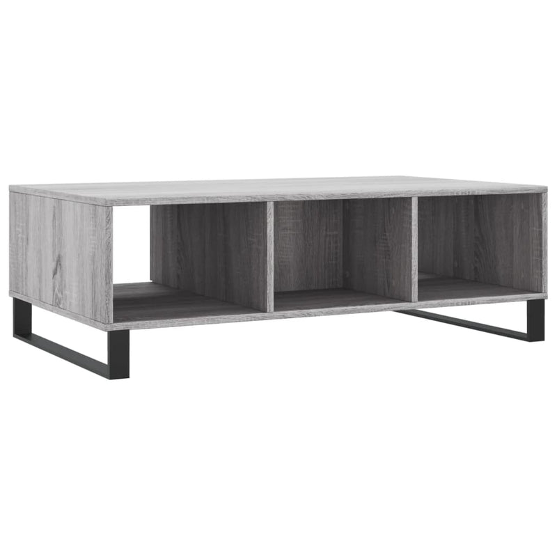 Couchtisch Grau Sonoma 104x60x35 cm Holzwerkstoff