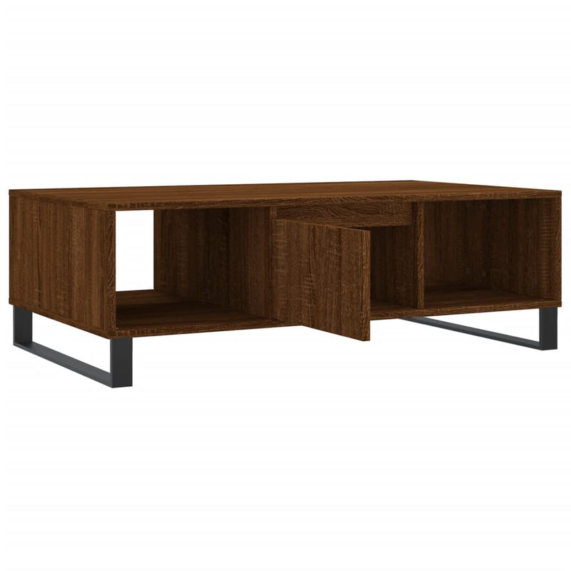 Couchtisch Braun Eichen-Optik 104x60x35 cm Holzwerkstoff