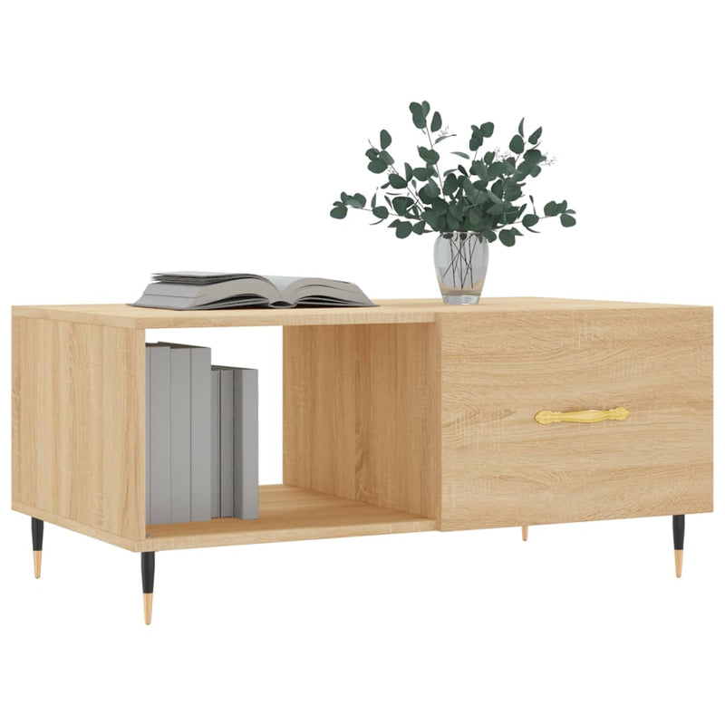 Couchtisch Sonoma-Eiche 90x50x40 cm Holzwerkstoff