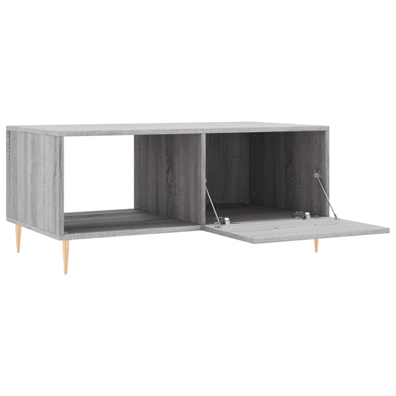 Couchtisch Grau Sonoma 90x50x40 cm Holzwerkstoff