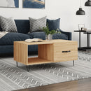 Couchtisch Braun Eichen-Optik 90X50X40 Cm Holzwerkstoff