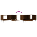 Couchtisch Braun Eichen-Optik 90X50X40 Cm Holzwerkstoff