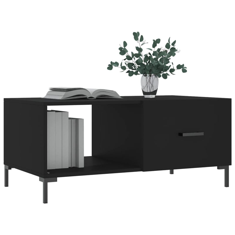 Couchtisch Schwarz 90x50x40 cm Holzwerkstoff