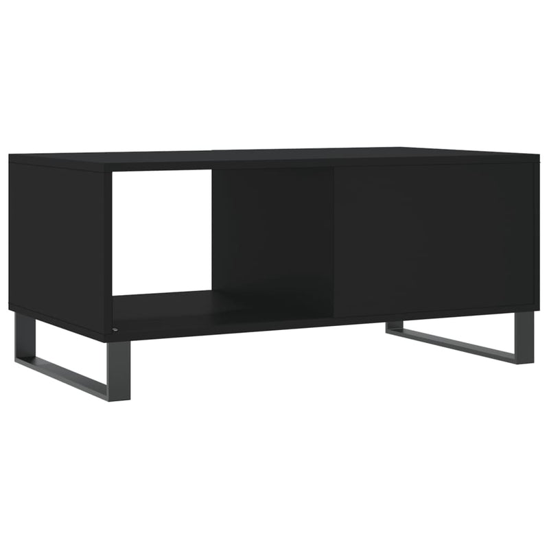 Couchtisch Schwarz 90x50x40 cm Holzwerkstoff