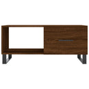 Couchtisch Braun Eichen-Optik 90X50X40 Cm Holzwerkstoff