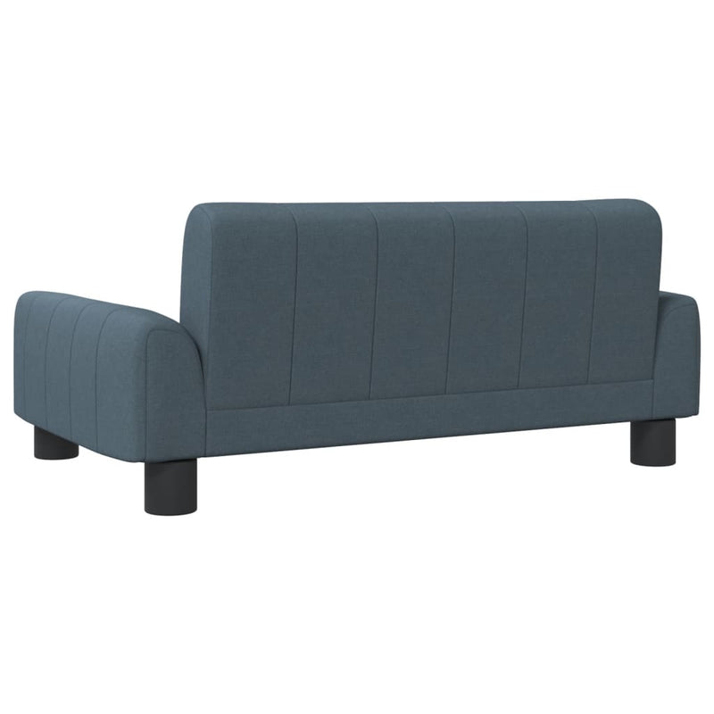 Kindersofa Dunkelgrau 70x45x30 cm Stoff