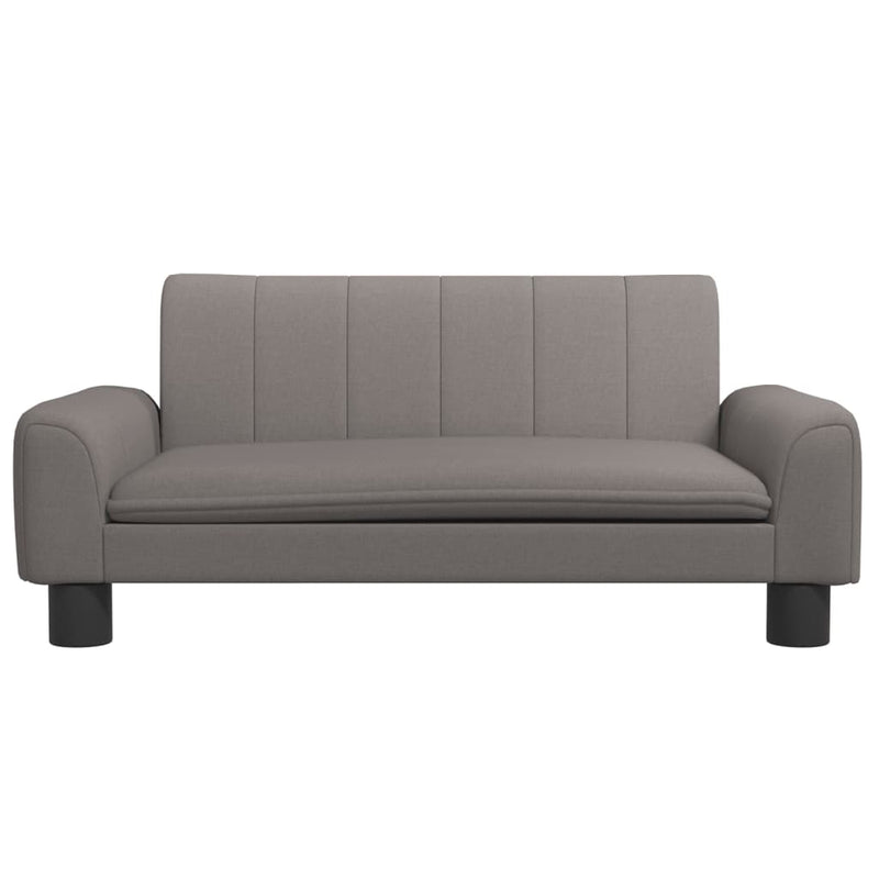 Kindersofa Taupe 70x45x30 cm Stoff