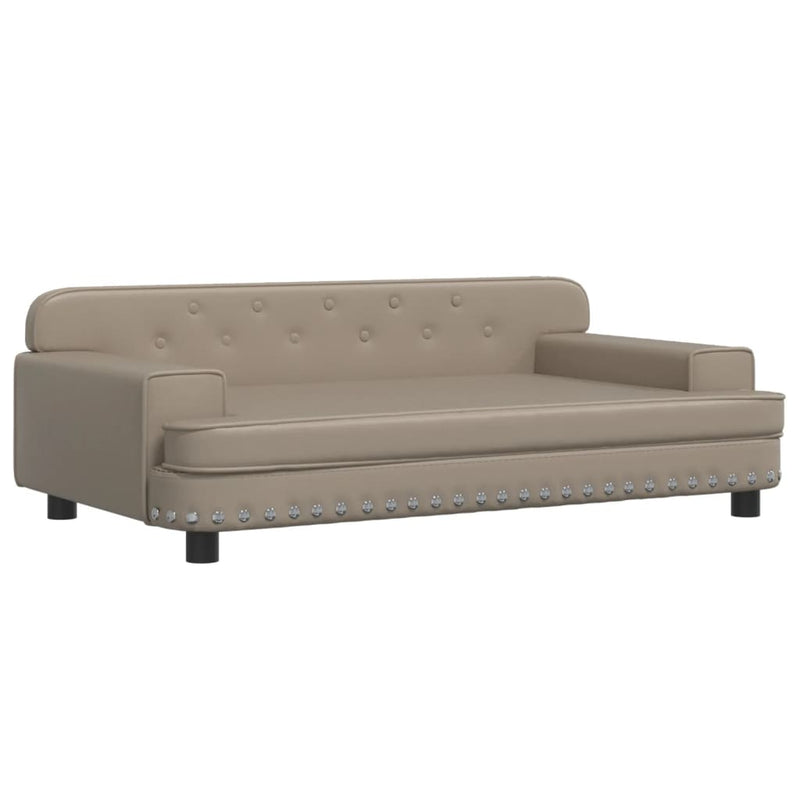 Kindersofa Cappuccino 90x53x30 cm Kunstleder