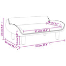 Kindersofa 70X40X24 Cm Stoff