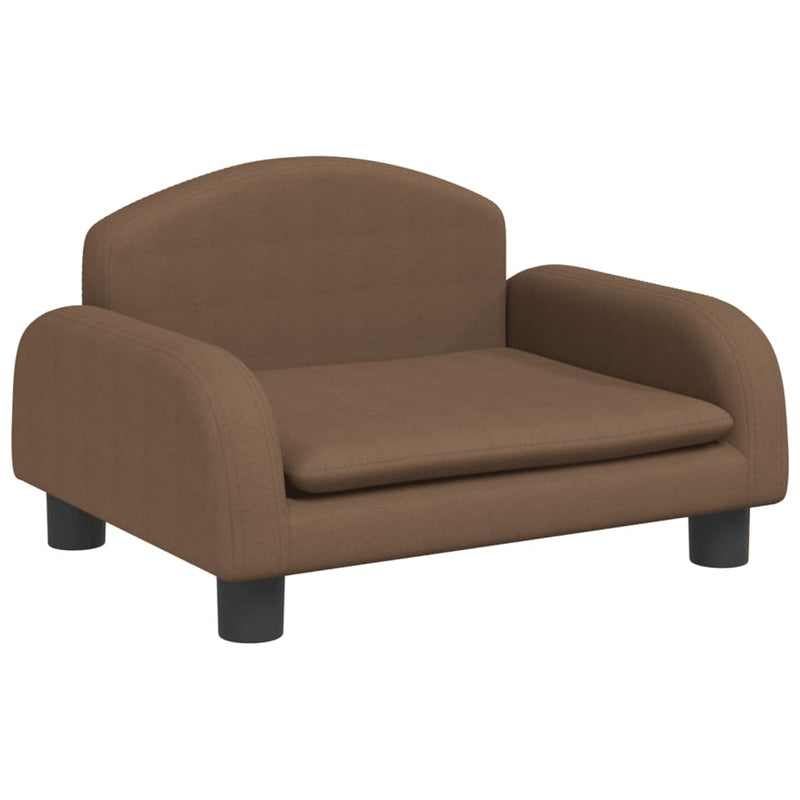 Kindersofa Braun 50x40x30 cm Stoff