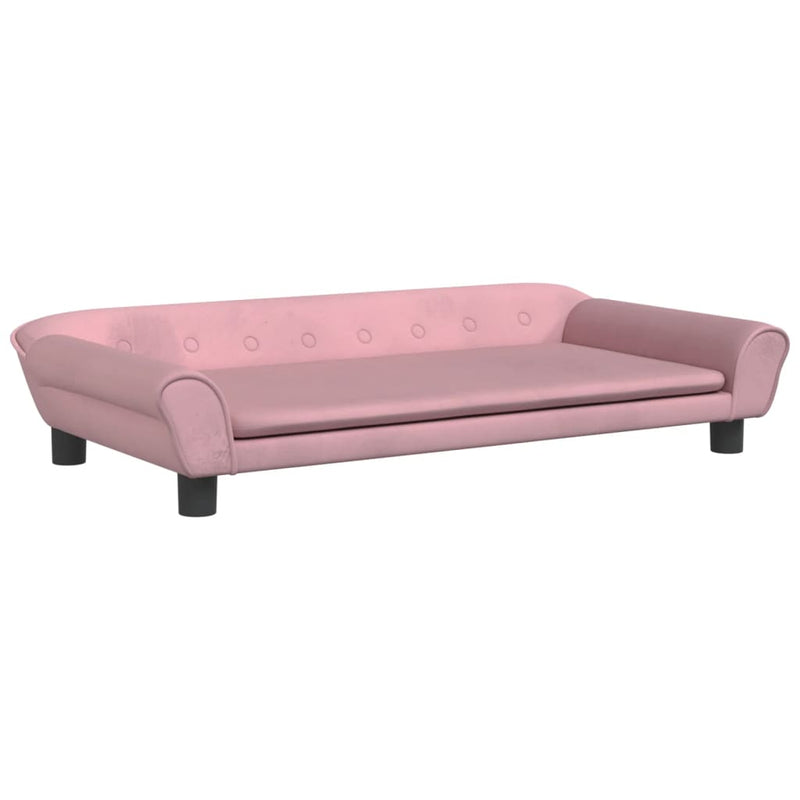 Kindersofa Rosa 100x50x26 cm Samt