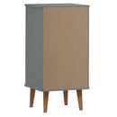 Schubladenschrank Molde 40X35X82 Cm Massivholz Kiefer