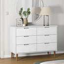 Schubladenschrank Molde Braun 113X40X80 Cm Massivholz Kiefer
