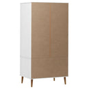 Kleiderschrank Molde 90X55X175 Cm Massivholz Kiefer