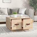 Couchtisch 60X53X35 Cm Massivholz Kiefer