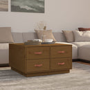 Couchtisch 80X80X45 Cm Massivholz Kiefer