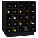 Weinregal 55,5X34X61 Cm Massivholz Kiefer