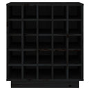 Weinregal 55,5X34X61 Cm Massivholz Kiefer