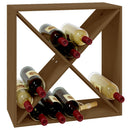 Weinregal Massivholz Kiefer Honigbraun