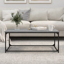 Couchtisch 102X50X40 Cm Holzwerkstoff Und Eisen