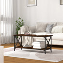 Couchtisch 100X45X Holzwerkstoff Und Eisen Räuchereiche