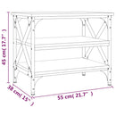 Beistelltisch Sonoma-Eiche 55X38X45 Cm Holzwerkstoff