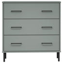 Sideboard Oslo Mit 3 Schubladen 77X40X79,5 Cm Massivholz