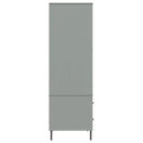 Kleiderschrank Oslo Metallbeine 90X55X172,5Cm Massivholz