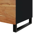 Couchtisch 80X50X40 Cm Massivholz Akazie & Holzwerkstoff