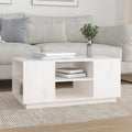 Couchtisch 90X49X40,5 Cm Massivholz Kiefer