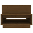 Couchtisch 80X55X40,5 Cm Massivholz Kiefer