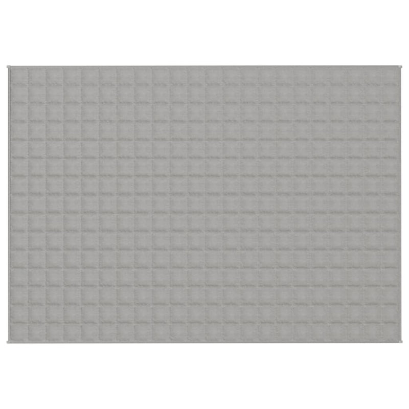 Gewichtsdecke Grau 155x220 cm 7 kg Stoff