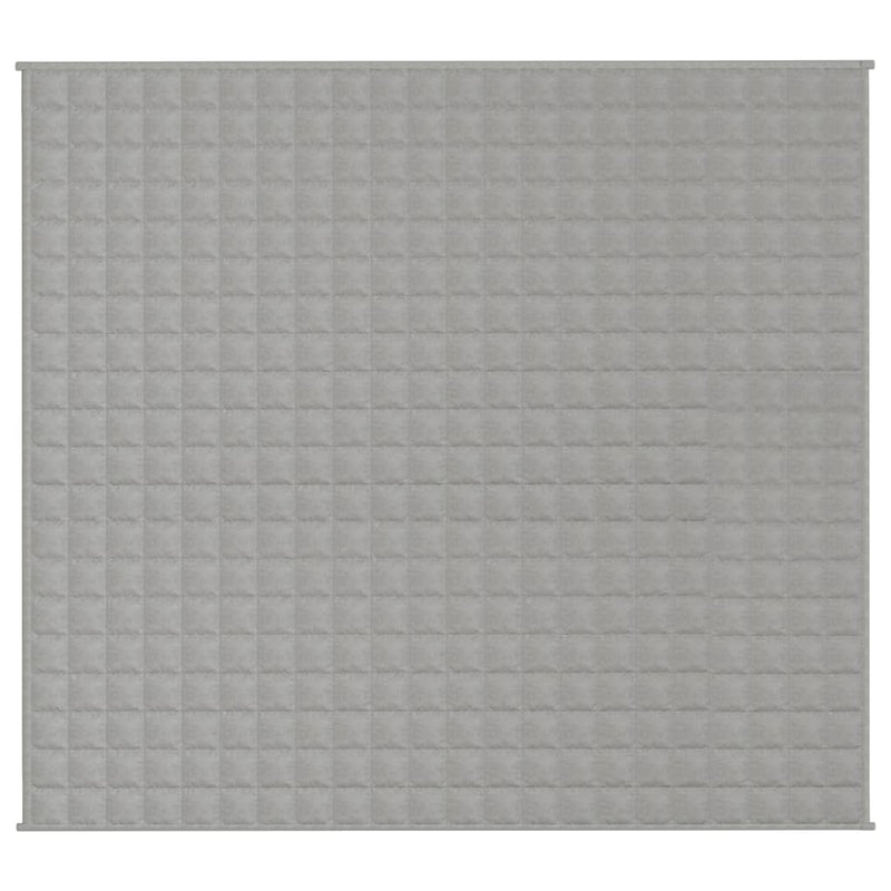 Gewichtsdecke Grau 200x225 cm 9 kg Stoff