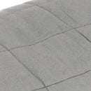 Gewichtsdecke Stoff Grau