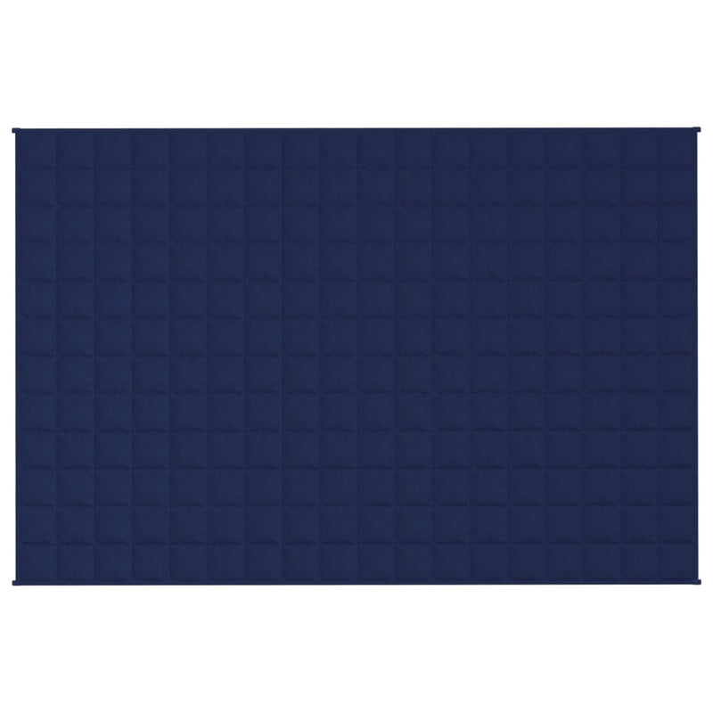 Gewichtsdecke Blau 120x180 cm 5 kg Stoff