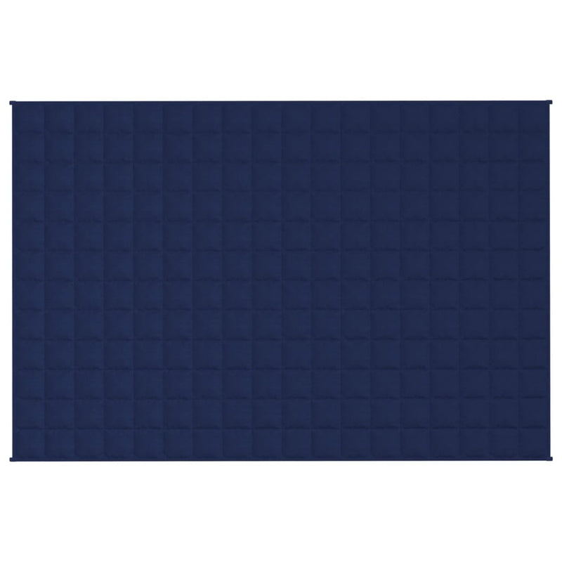 Gewichtsdecke Blau 120x180 cm 9 kg Stoff