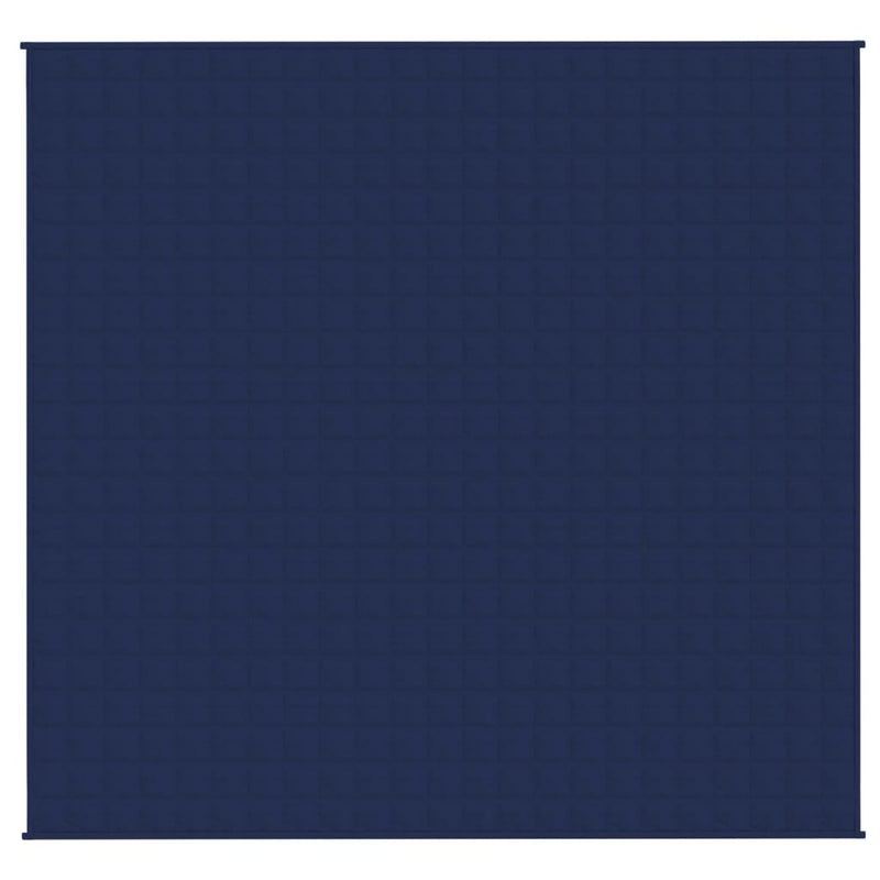 Gewichtsdecke Blau 220x235 cm 11 kg Stoff