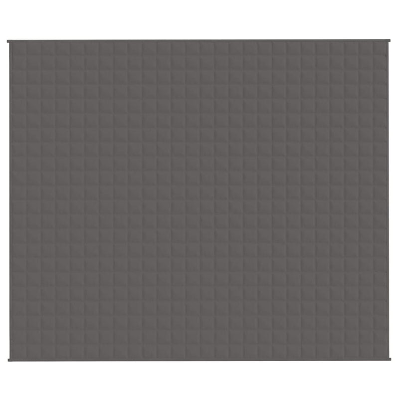 Gewichtsdecke Grau 220x260 cm 11 kg Stoff