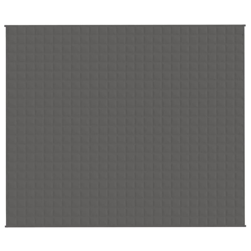 Gewichtsdecke Grau 220x260 cm 15 kg Stoff