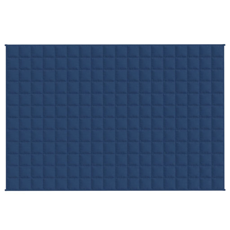 Gewichtsdecke Blau 120x180 cm 5 kg Stoff